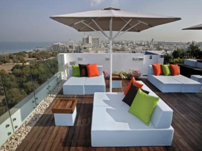 גג מלון מלודי תל אביב
